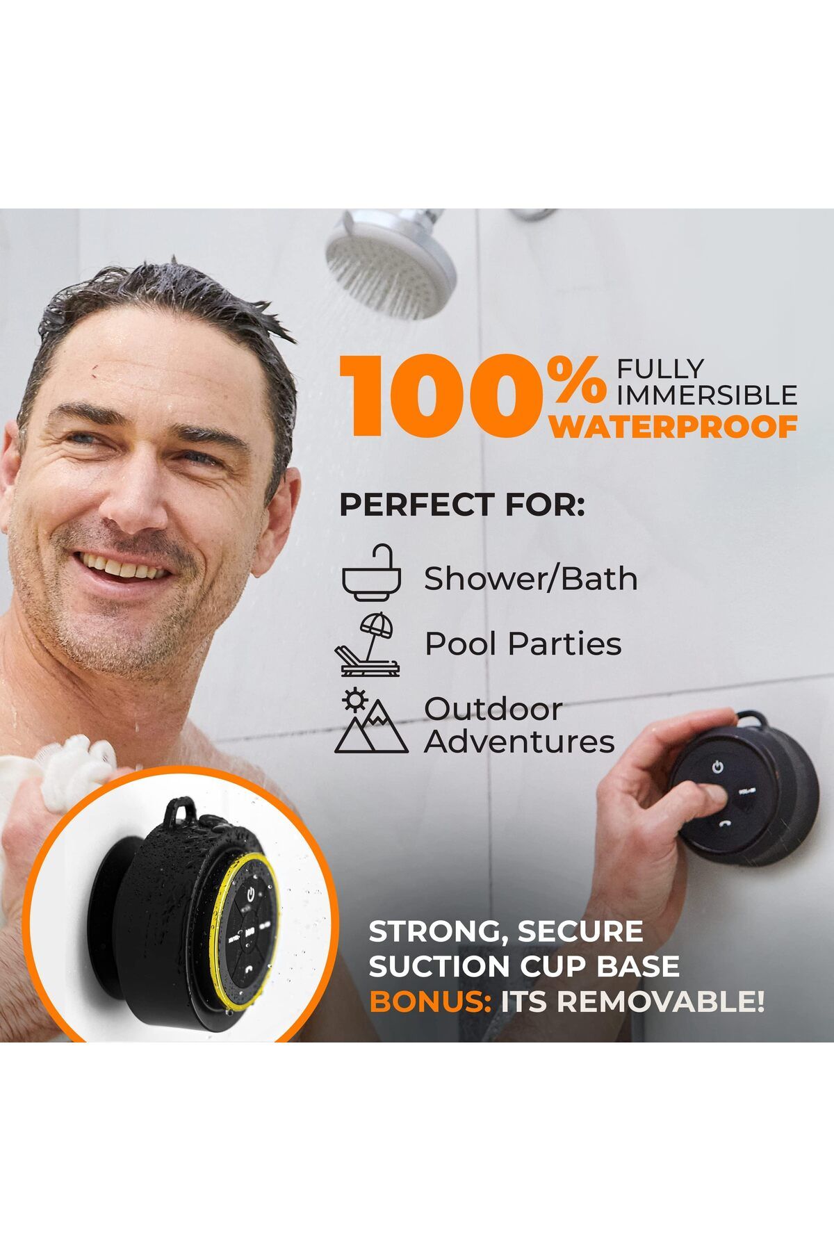 erorex-Bts 2013 16 Watts Mono Channel Portable Bluetooth Speaker With Usb Sd Card Usb Mmc Tf Bt Aux 2