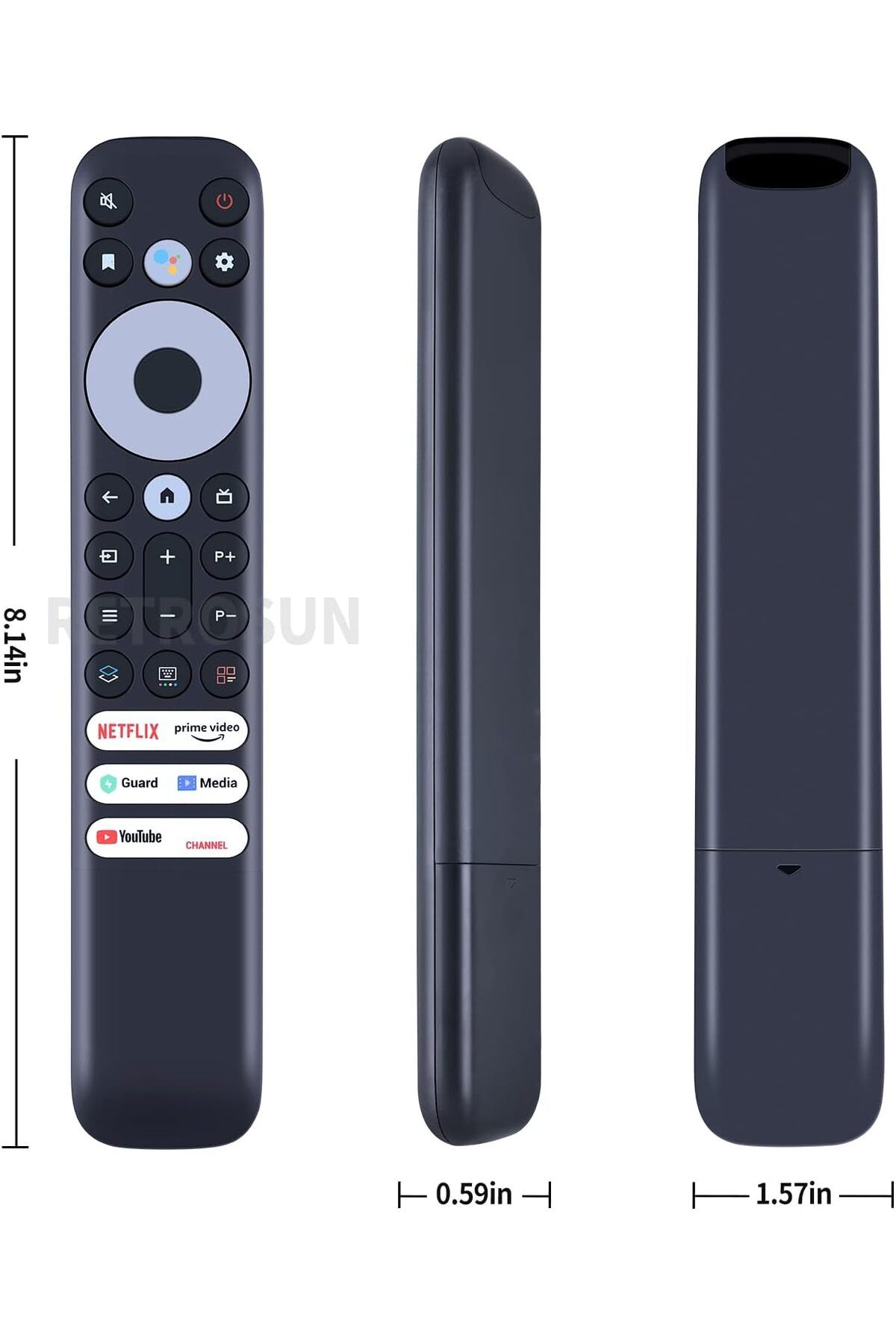 erorex-Gcbltv65Ai C1 Replacement Remote Commander Fit For Changhong Smart Uhd Tv Uhd65F6000 Uhd55F6000 7