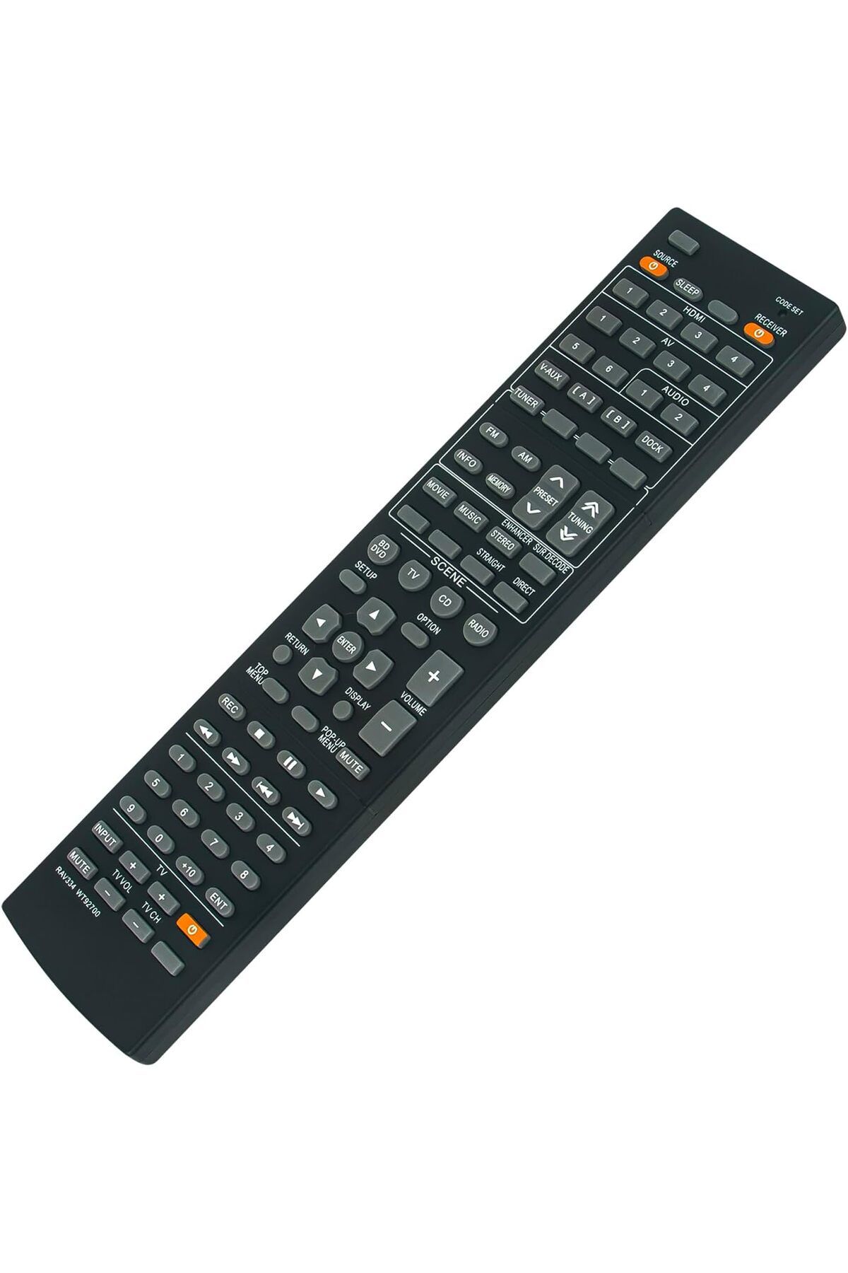 erorex-جهاز تحكم عن بعد بديل Wz34080 مناسب لنظام مكبر الصوت Yamaha ونظام مكبر الصوت والفيديو Pdx 11 Pdx 5