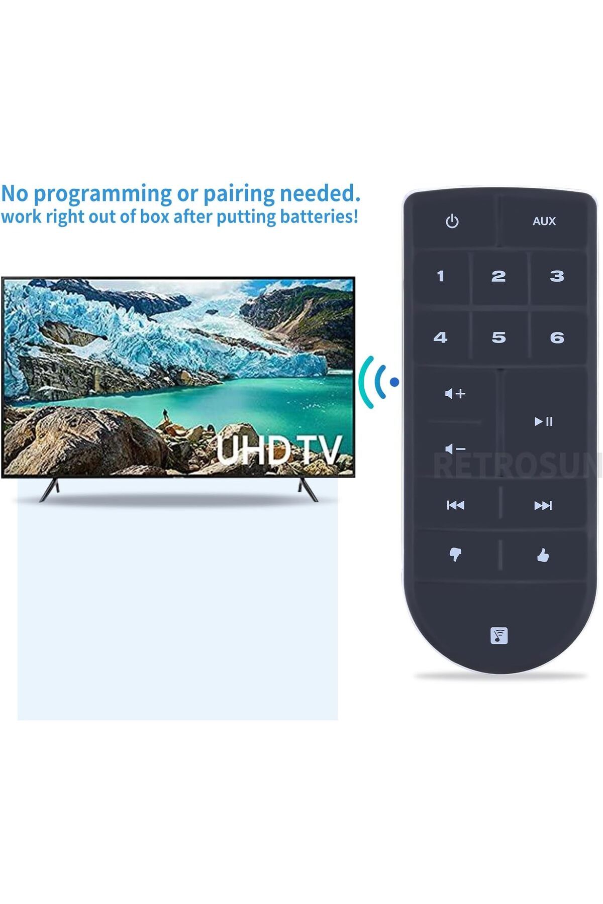 erorex-Rg57B1 Bge Remote Control Replacement Rg57B1 Bge Air Conditioner Replacement Remote Control For 5