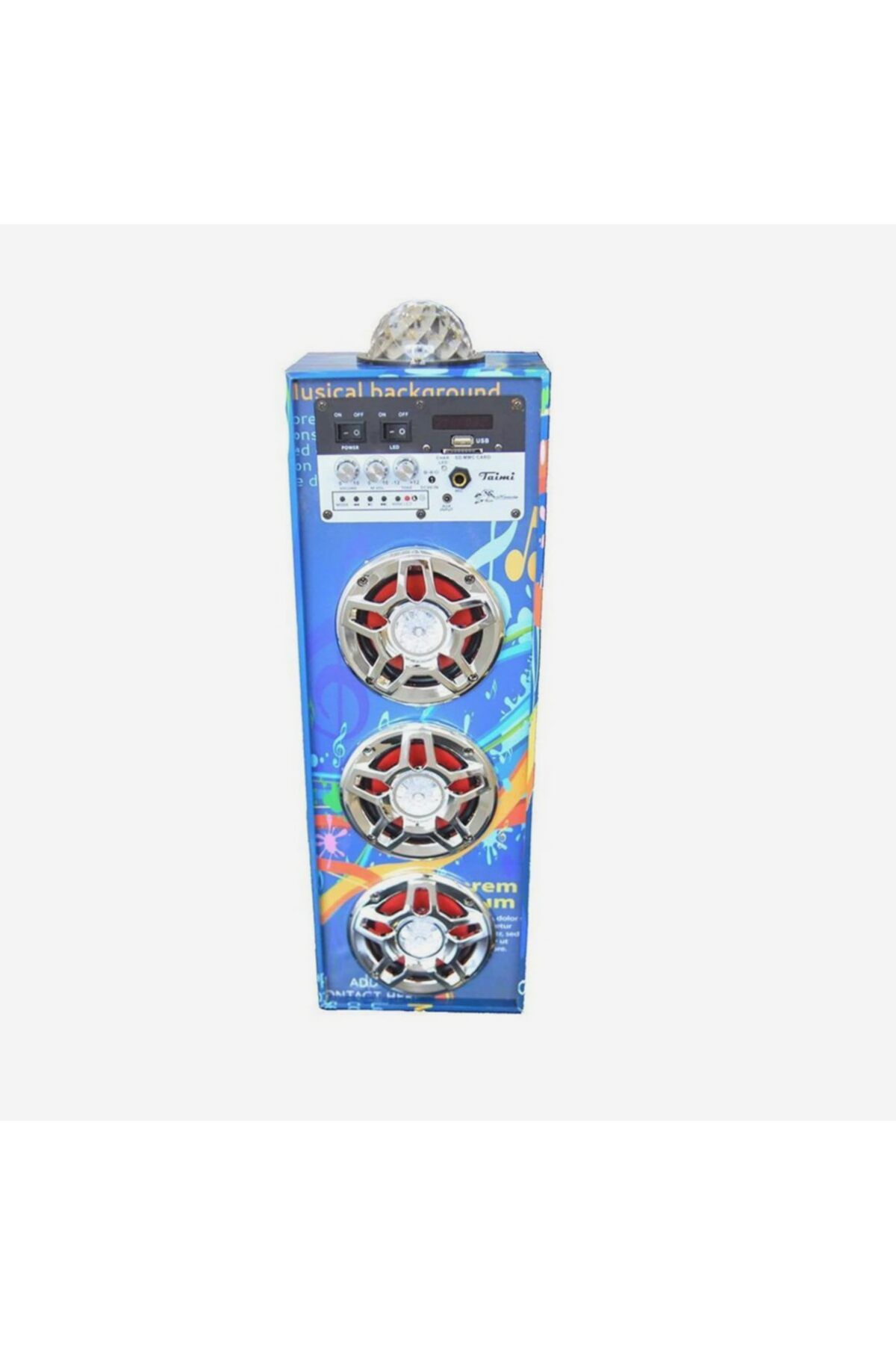 erorex-Portable Bluetooth Speaker With Led Dynamic Lights 5.3 Bluetooth Hd Stereo Sound Support Bluetooth 1