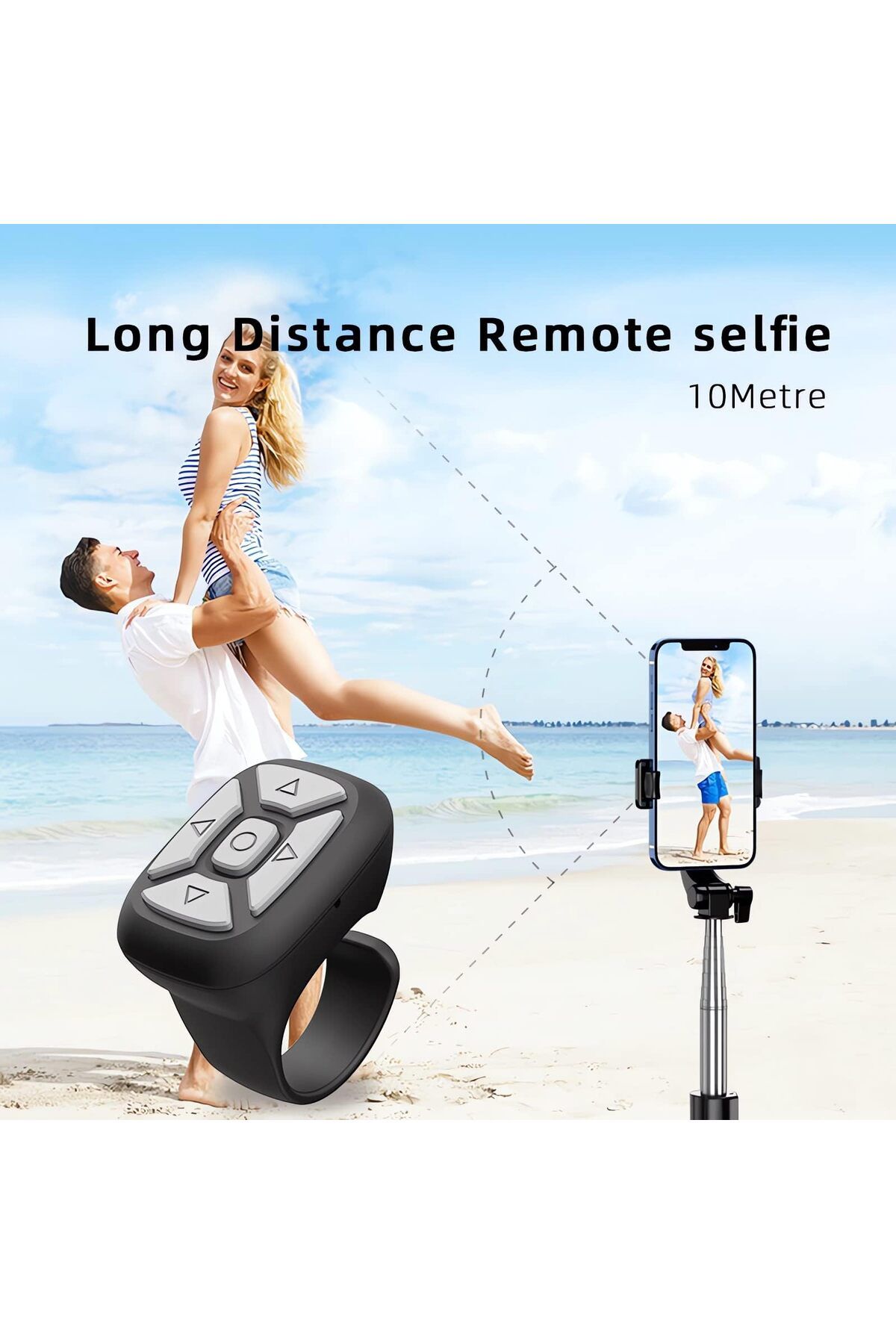erorex-Bluetooth Remote Bluetooth Kindle Page Turner Remote For Ipad Can Also Be Tiktok Remote Camera 6