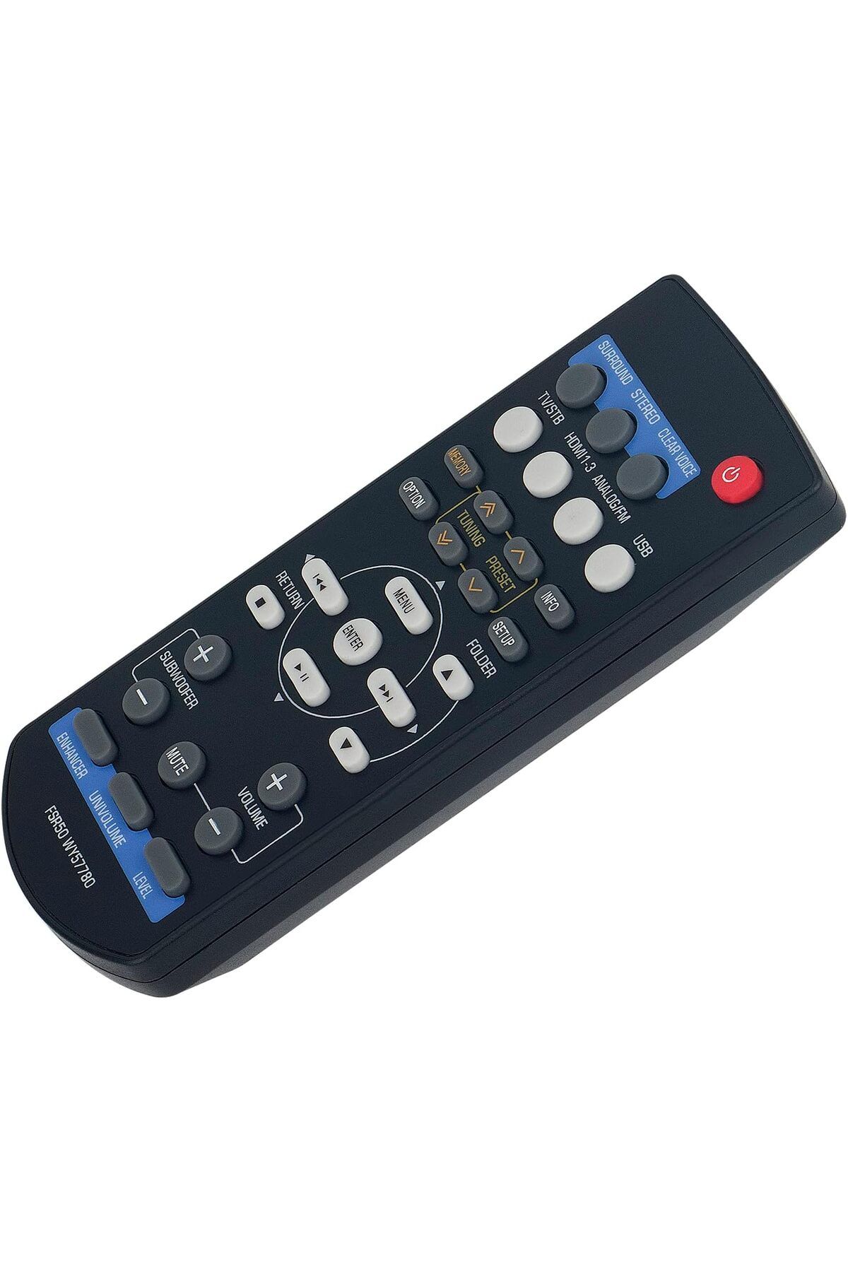 erorex-Rav39 Wu74100 Replaced Remote Control Fit For Yamaha Sound Bar Rx A2000 Zone 2 Rx A3000 Sub Rav40 5