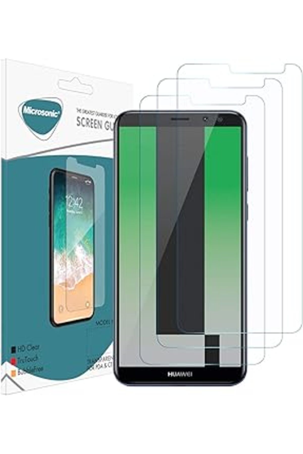 Karachil Microsonic Huawei Mate 10 Lite Ekran Koruyucu Nano Cam (3'Lü Paket)