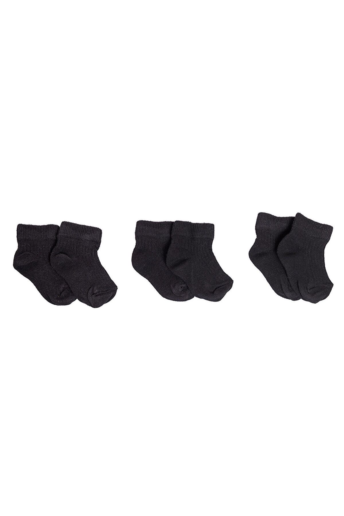 جوراب یونیسکس 3 تایی HelloBaby Unisex ebebek Hello Baby
