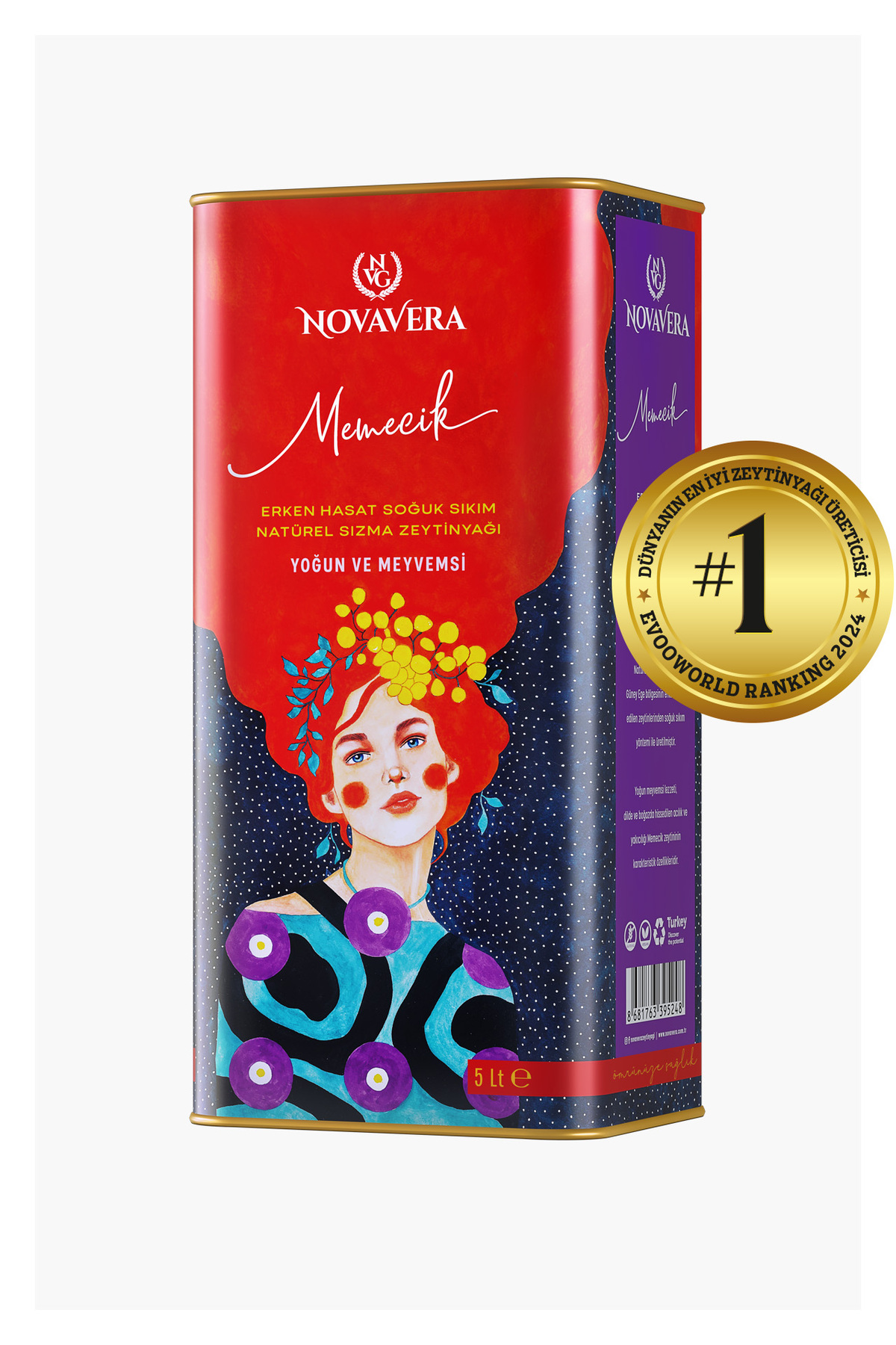 Novavera Zeytinyağı Ayvalık Erken Hasat Natürel Sızma 5 l Fiyatı