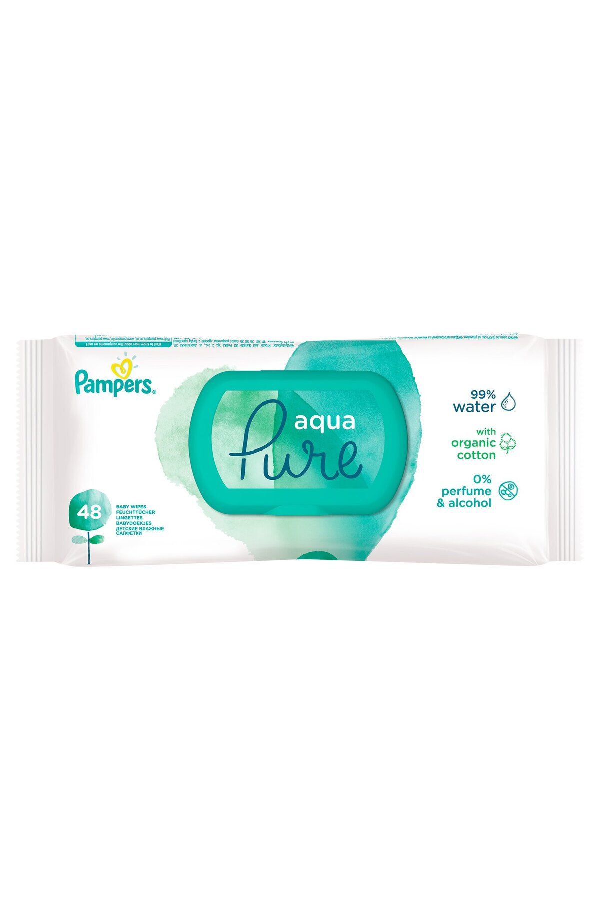 Prima Pampers Islak Havlu Mendil Aqua Pure 48 Yaprak Tekli Paket