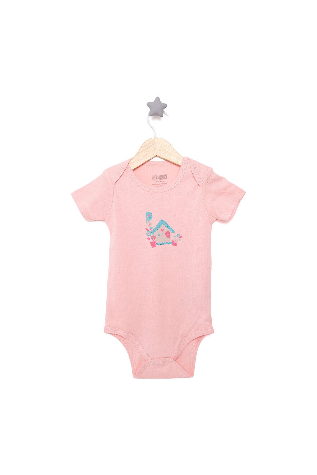 بادی دخترانه آستین کوتاه HelloBaby Girl ebebek Hello Baby