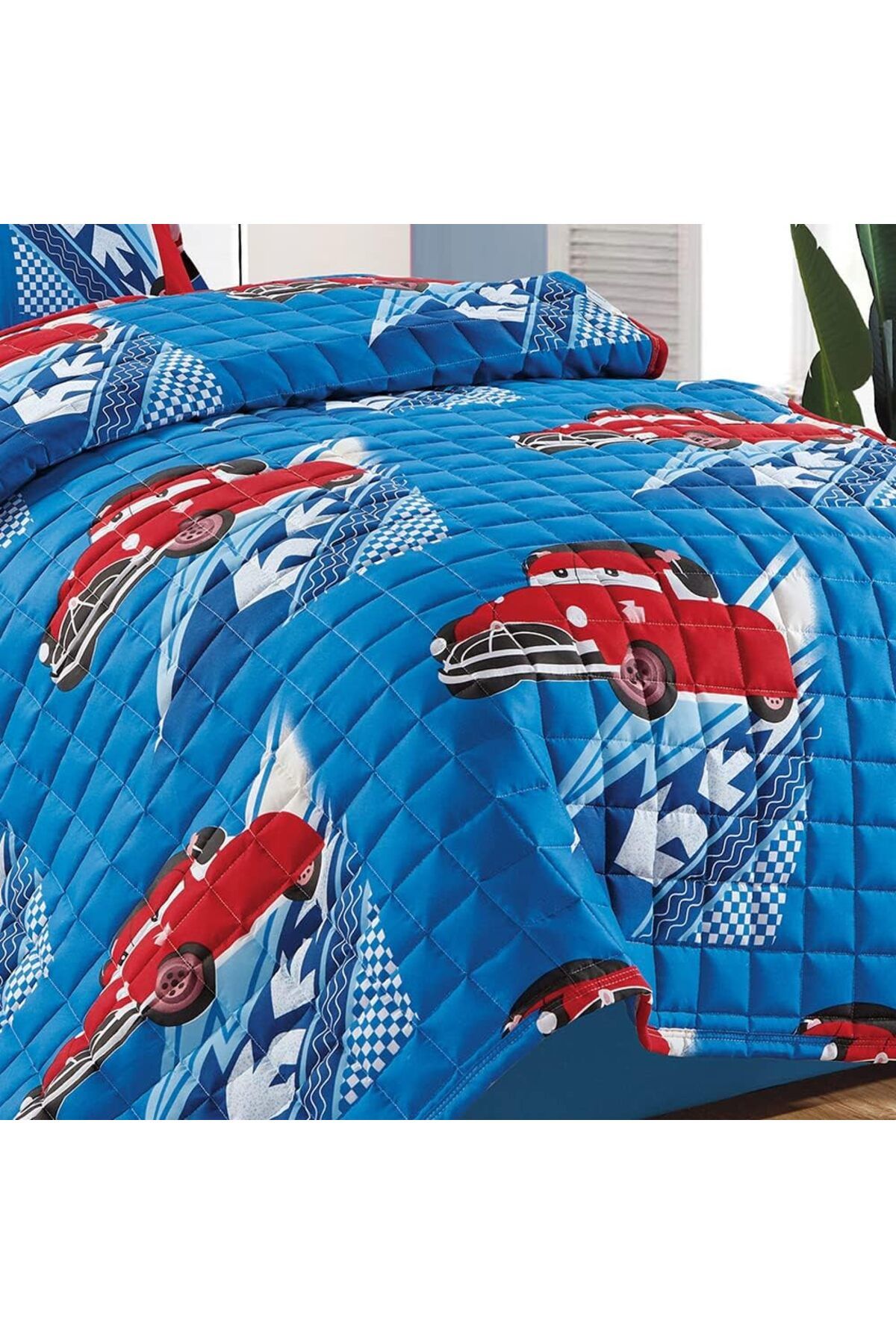 erorex-Kids Compressed Comforter Set Reversible Bedding Set For Boys Soft Breathable 3Pcs Single Size 150 3