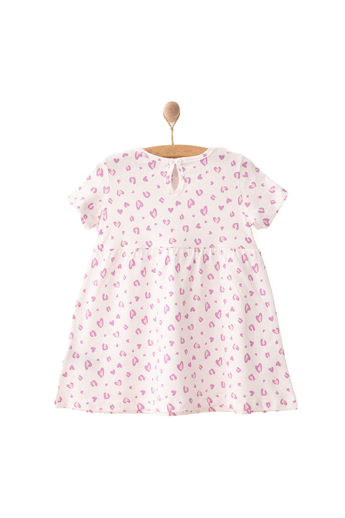 ebebek Hello Baby HelloBaby Basic Kız Leopar Desenli Elbise Kız Bebek fotoğrafı 2 (önizleme)