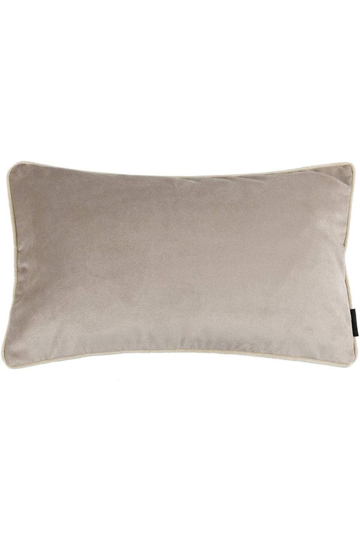 erorex-Velvet Plain Matt Decorative Cushion Poly Filled 50X30 Cm Beige Am.88800503002 Pen 1