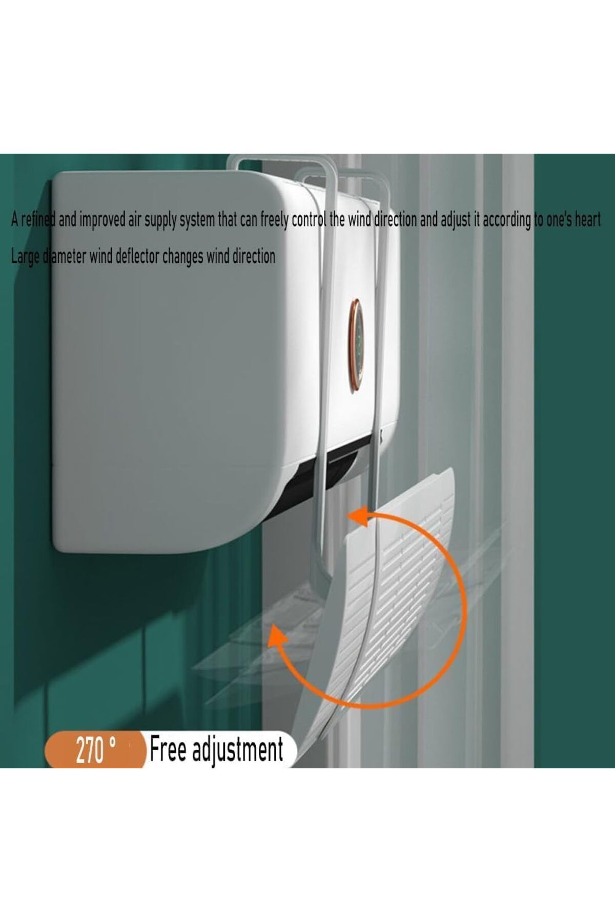 erorex-Air Conditioner Deflector Ac Reflector，Split Ac Adjustable Flow Deflector Preventing Ac From 5
