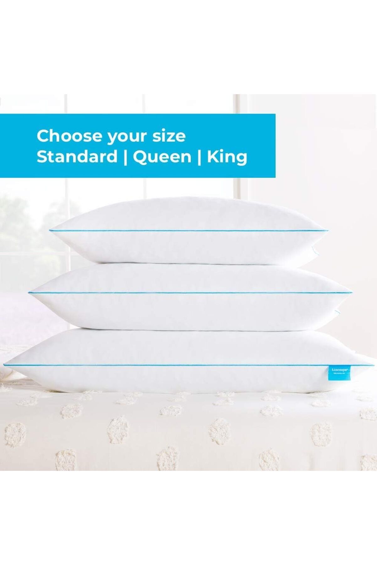 erorex-Shredded Memory Foam 2 Pack Pillow Standard Pack Of 2 White 2 Count 7
