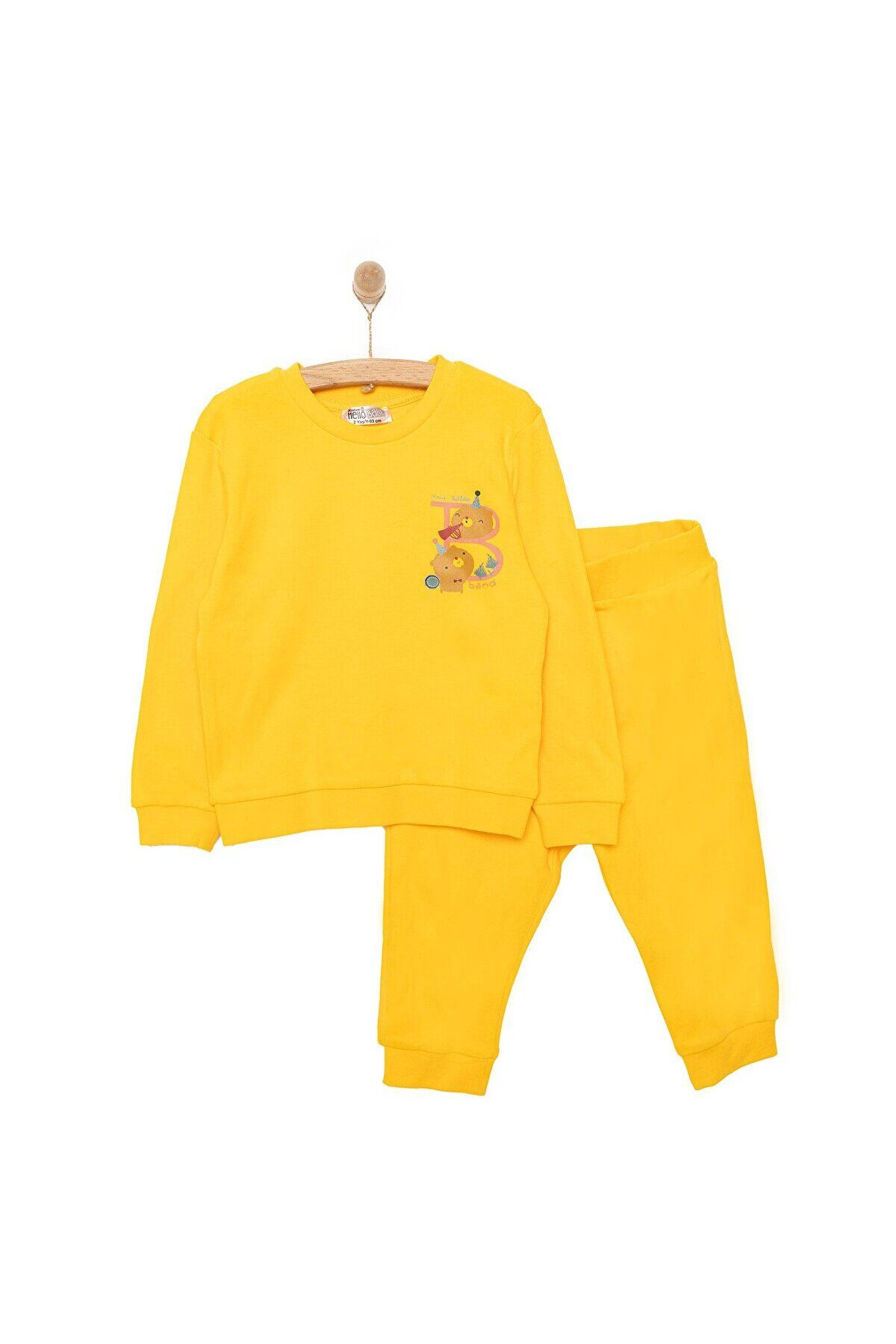 ست لباس ورزشی چاپی باند مردانه HelloBaby Basic برای نوزاد پسر ebebek Hello Baby