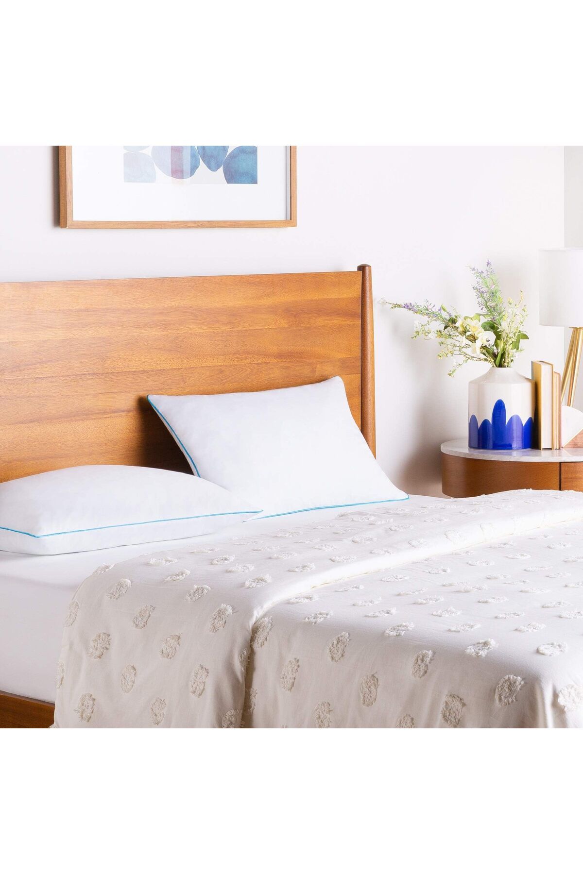 erorex-Shredded Memory Foam 2 Pack Pillow Standard Pack Of 2 White 2 Count 5