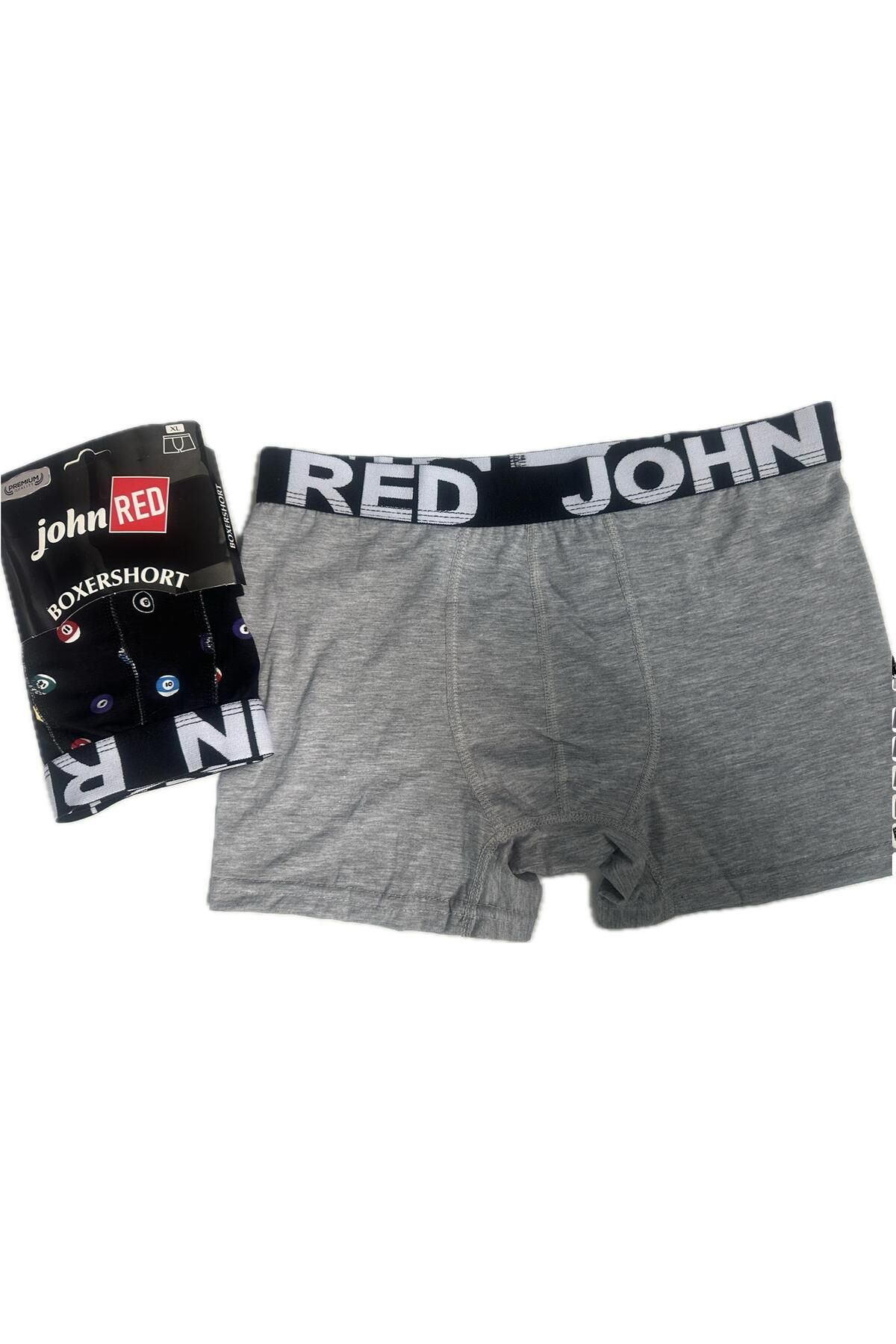 John Red Likralı Penye Boxer