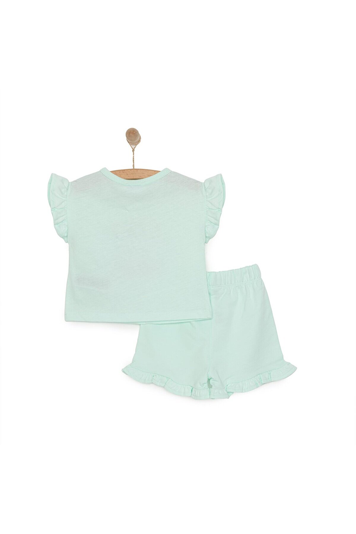 ebebek Hello Baby HelloBaby Motto Girl Tshirt-Şort fotoğrafı 3 (önizleme)