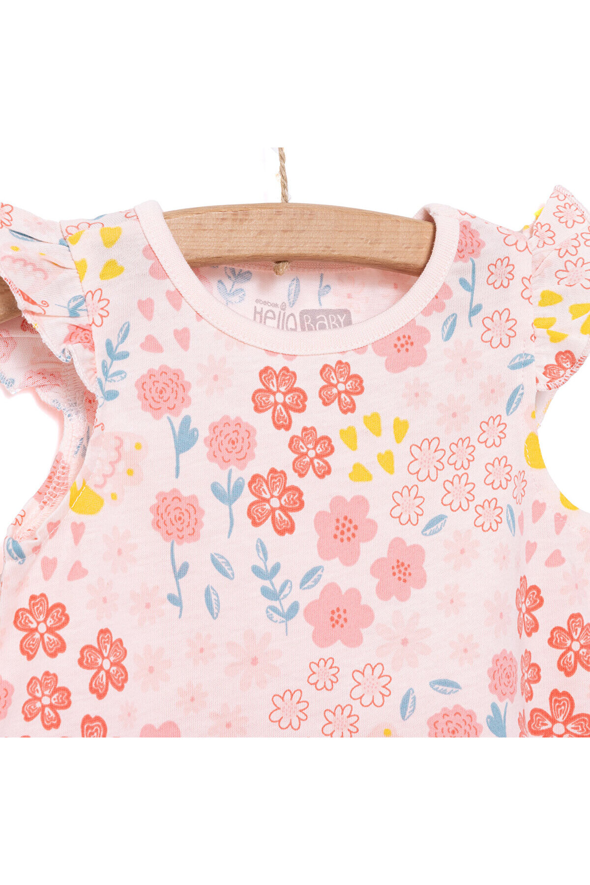 ebebek Hello Baby HelloBaby Basic Kız Çiçek Desenli Elbise Kız Bebek fotoğrafı 3 (önizleme)