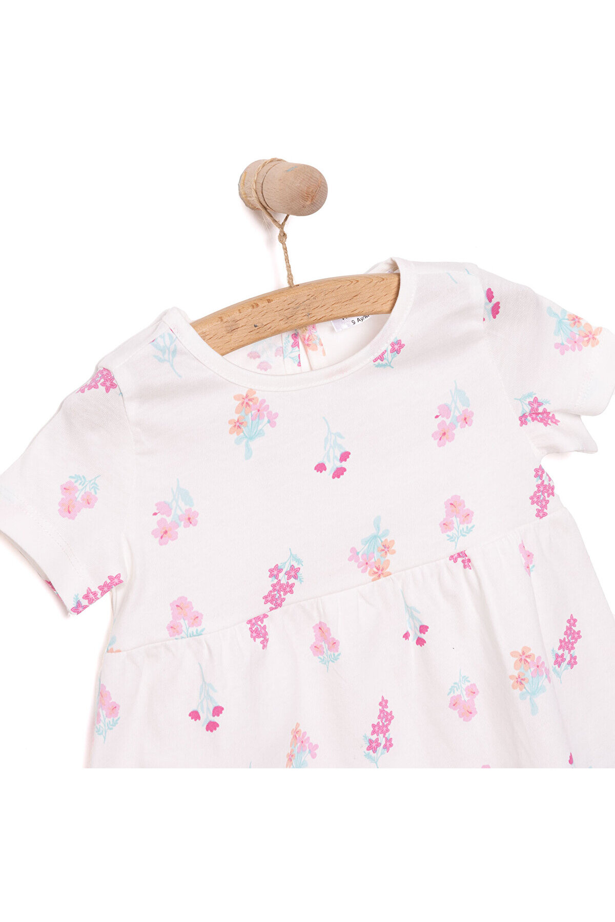 ebebek Hello Baby HelloBaby Basic Kız Çiçek Desenli Elbise Kız Bebek fotoğrafı 3 (önizleme)
