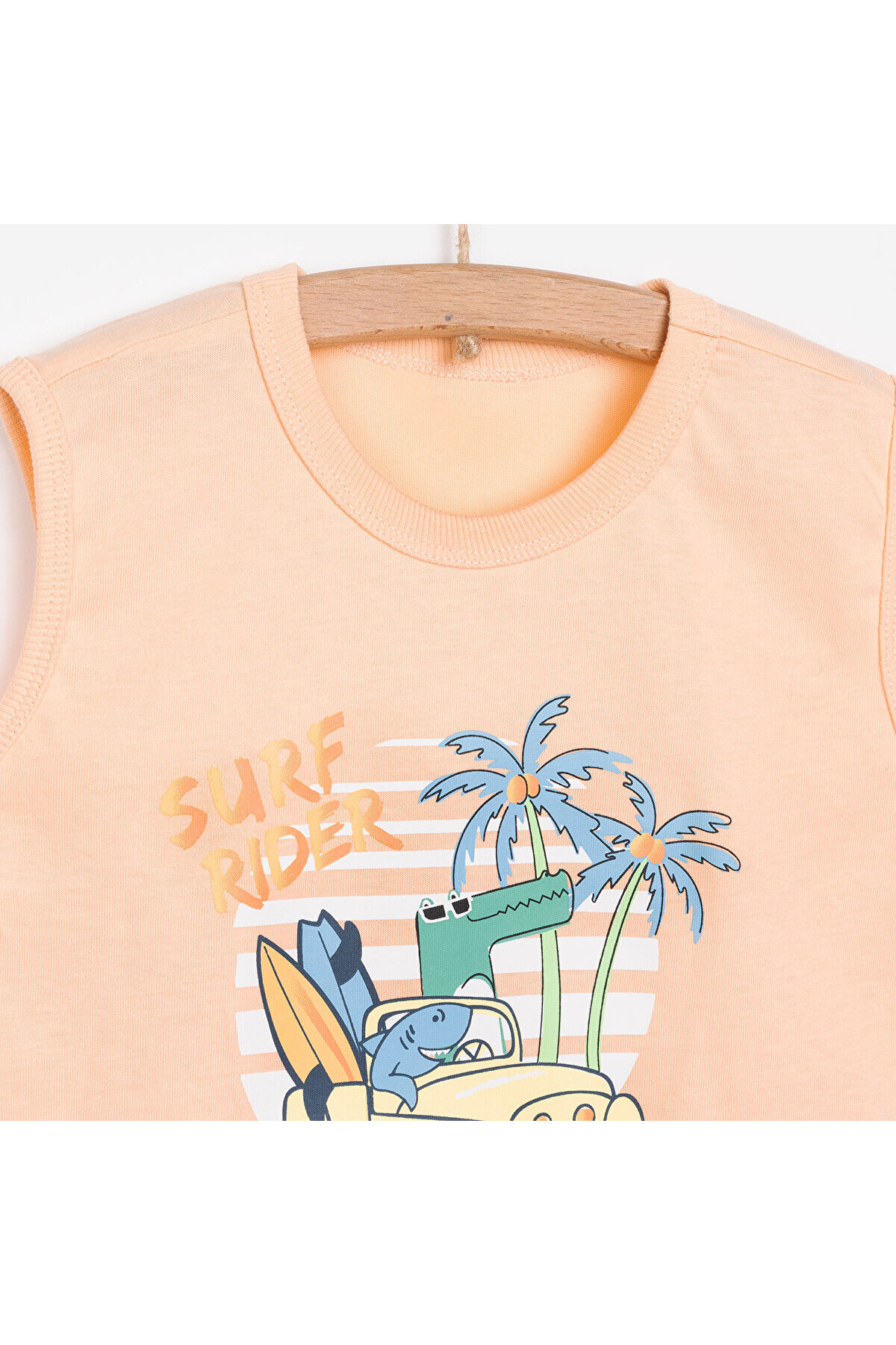 ebebek Hello Baby HelloBaby Crocodile Erkek Atlet Tshirt Erkek Bebek fotoğrafı 3 (önizleme)