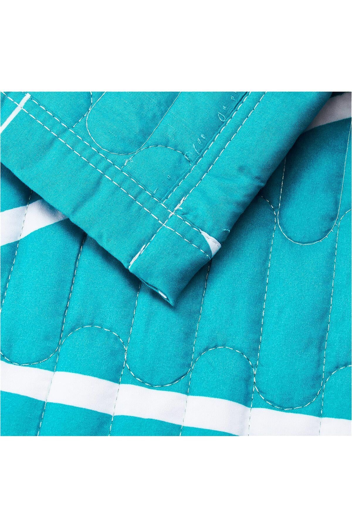 erorex-Compressed 4Pcs Comforter Set Single Size Turquoise.08 Microfiber 2