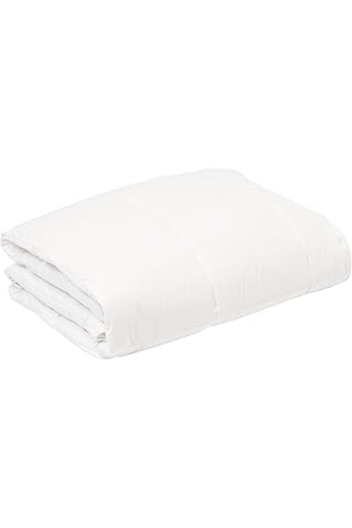 Pİ GLOBAL Taç Boncuk Elyaf Düz Dış Kumaş: %100 Pamuk, İç Dolgu: Mikrojel Bebek Yorgan, Beyaz, Bebek (95X145 C