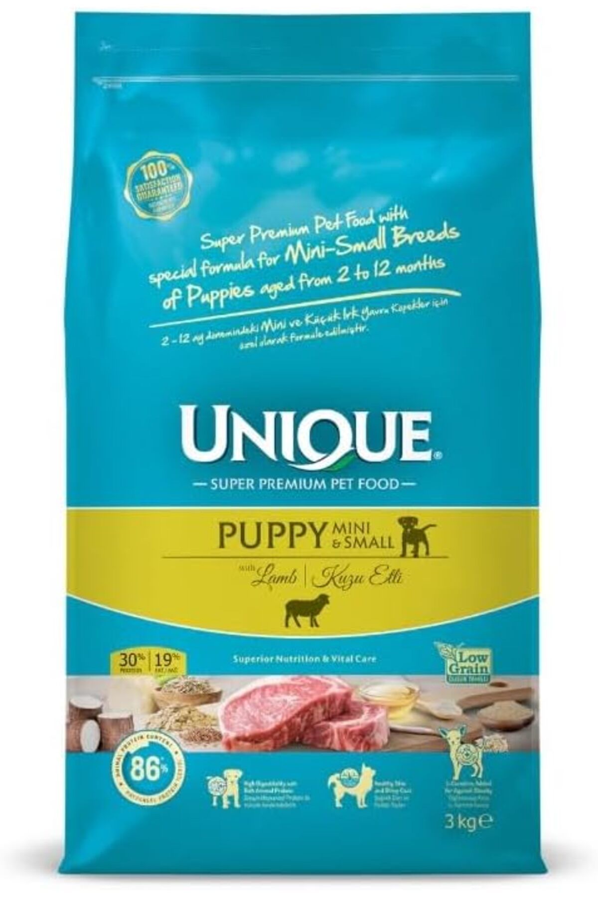 Unique Puppy Mini&Small With Lamb 3 Kg
