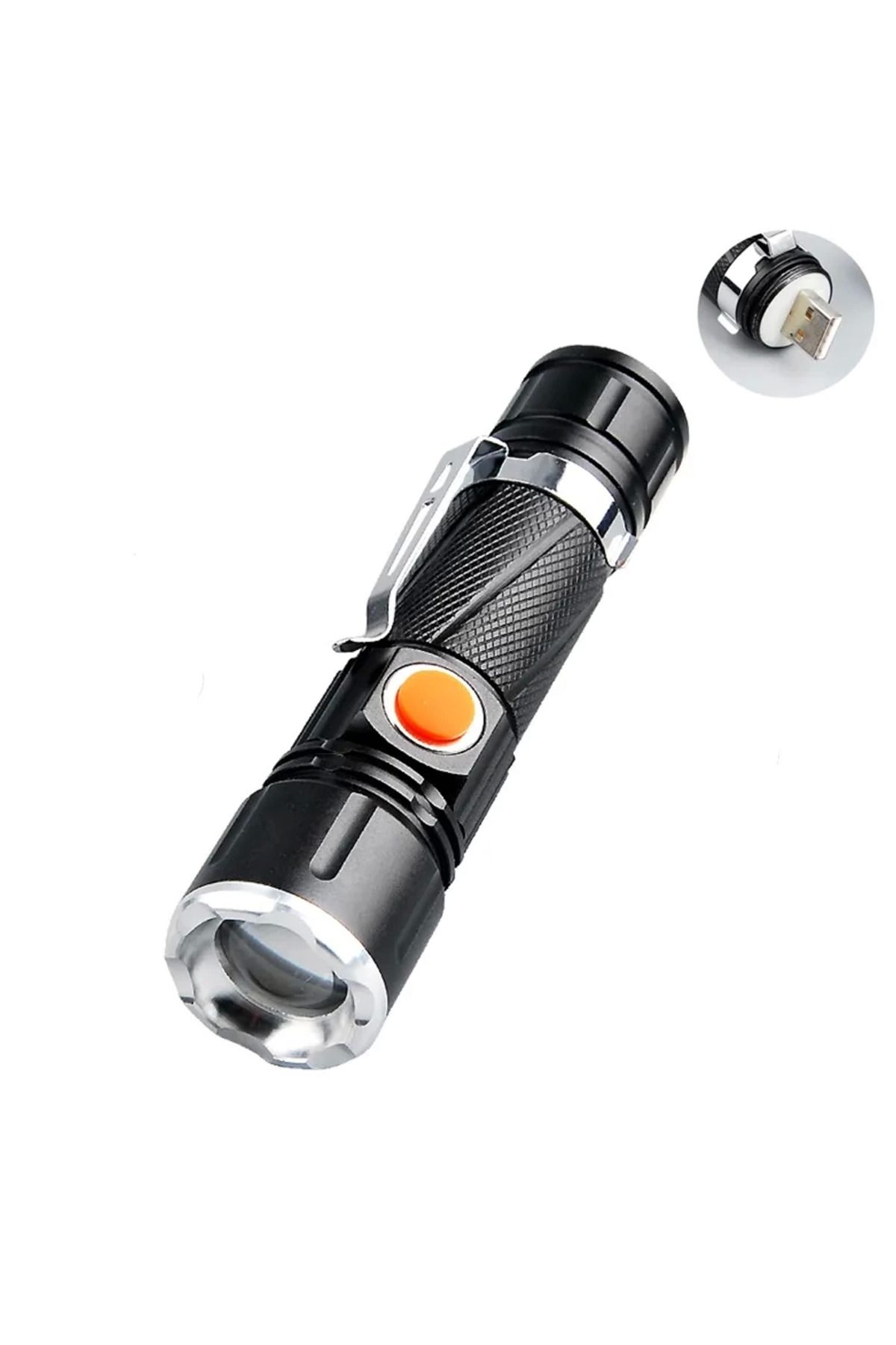 Eldenör P50 Led Şarjlı Mıknatıslı Usb El Feneri Wt-622