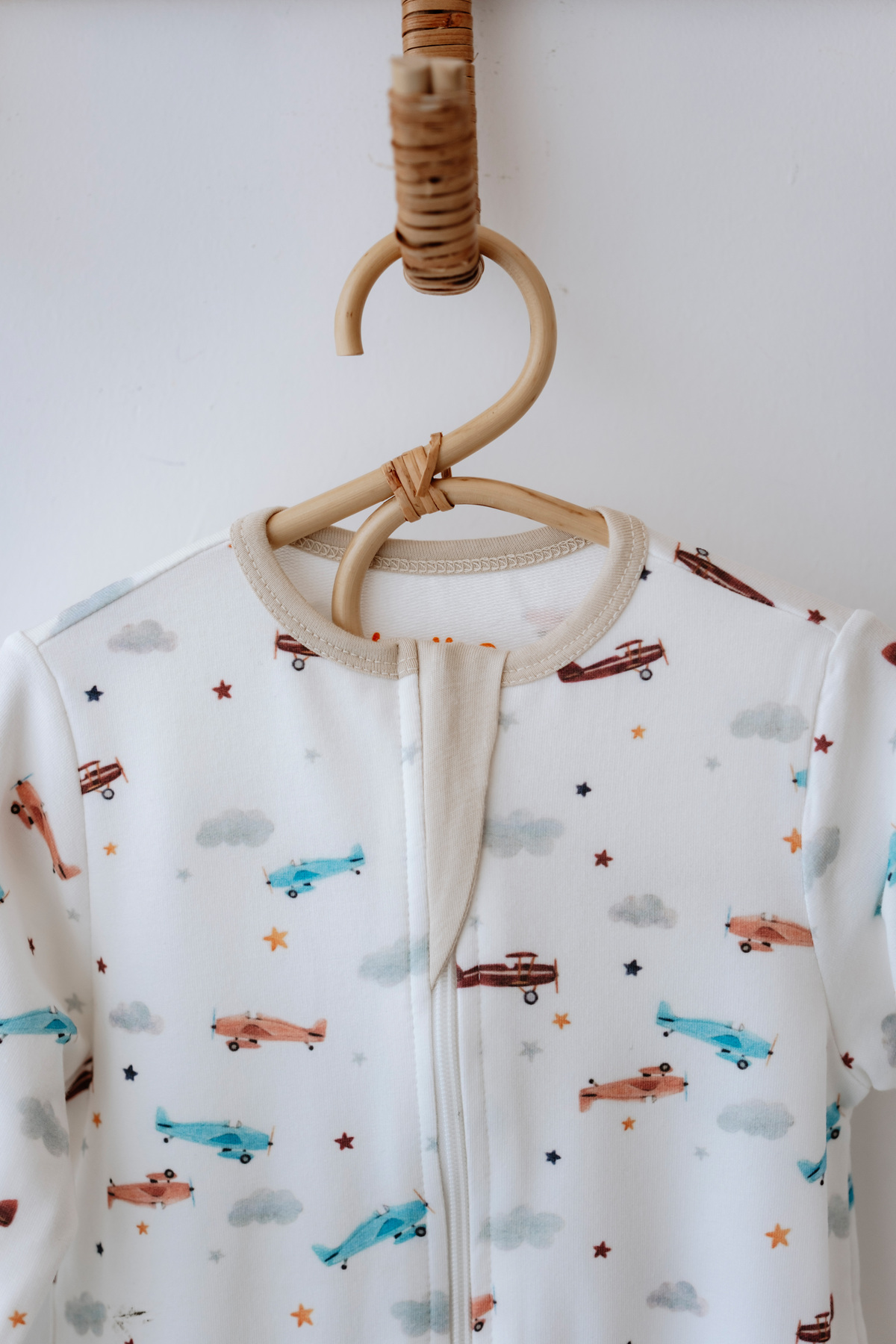 Lollie Baby&Kids Bebek Uyku Tulumu 1.0 TOG, Modal & Pamuk - Uçaklar fotoğrafı 3 (önizleme)