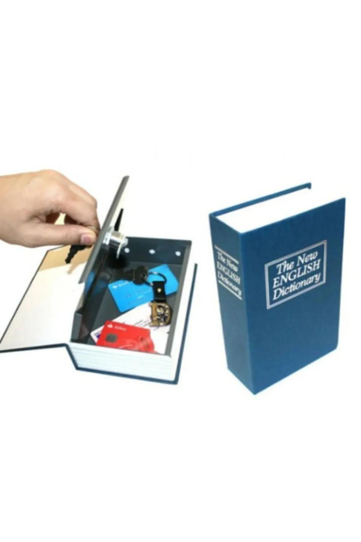 Book-Shaped Hidden Safe Locked Dictionary Money Bank