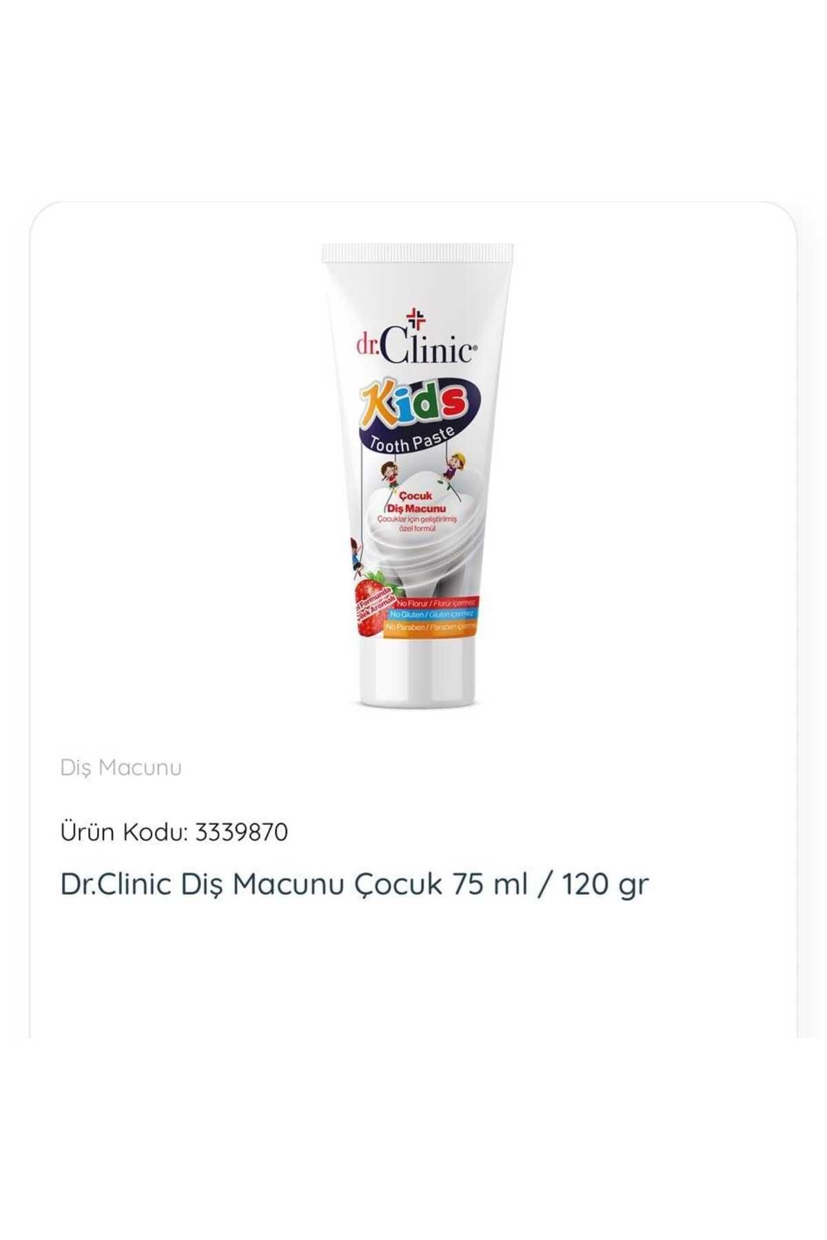 Dr. Clinic çocuk diş macunu