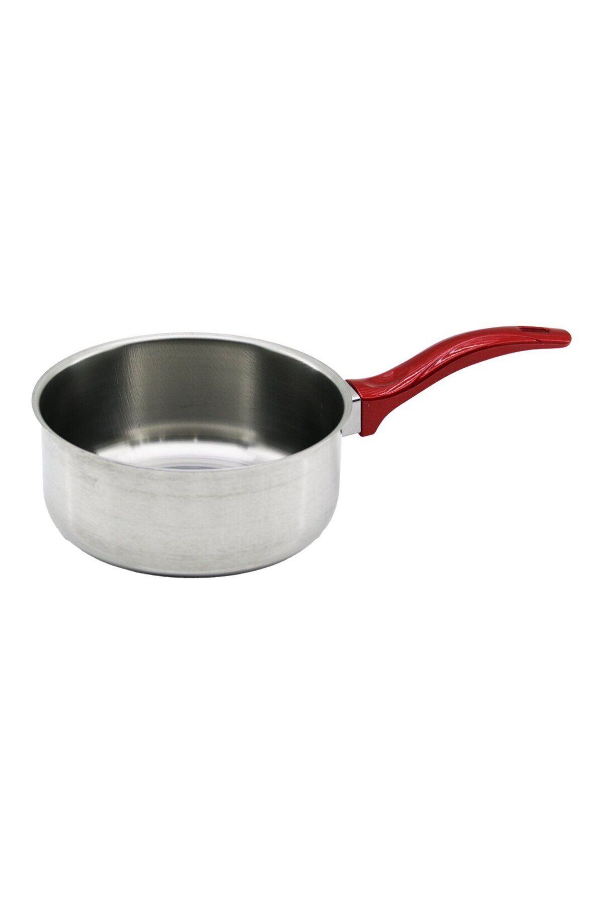 STOREMAX buxystorem 14CM KIRMIZI PLASTİK KULP ÇELİK SOS TAVA trendymx 999662