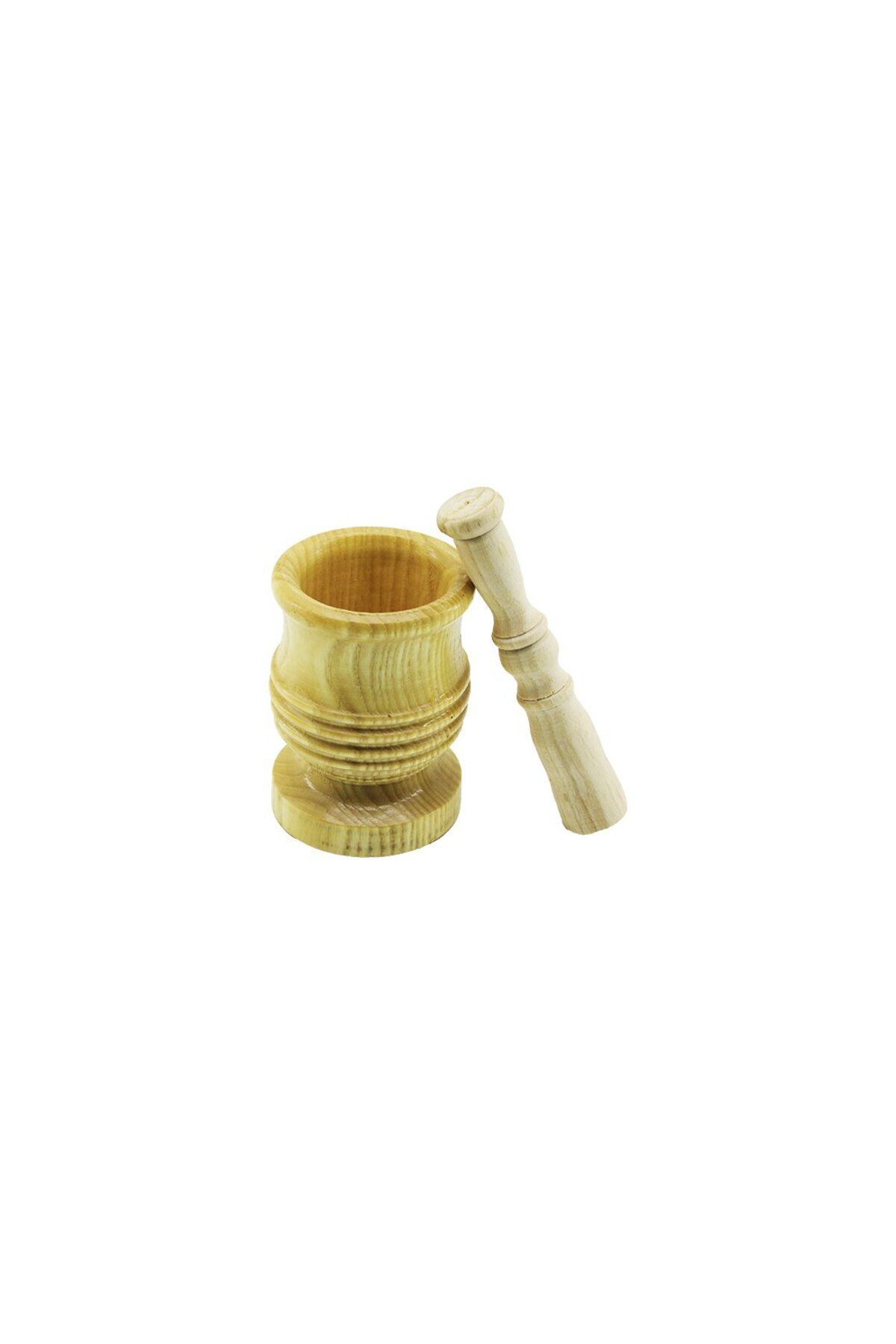 STOREMAX htpshopmx ORTA BOY LÜX AHŞAP HAVAN SARIMSAK DÖVECEK Ç: 7.3CM--D: 6.5CM--Y: 10.5CM FİLELİ AMBA