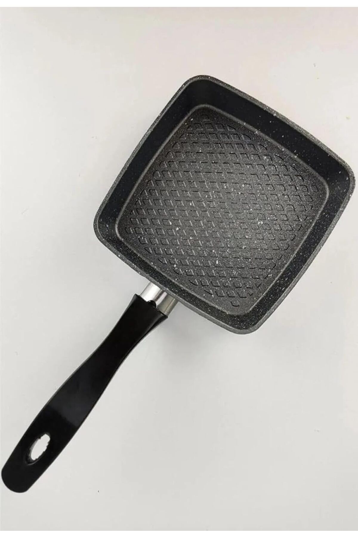 STOREMAX htpshopmx Mini Granit Sos Tavası, Uzak Doğu Omlet ve Sos Hazırlama Tavası, Yapışmaz ve Dayanı
