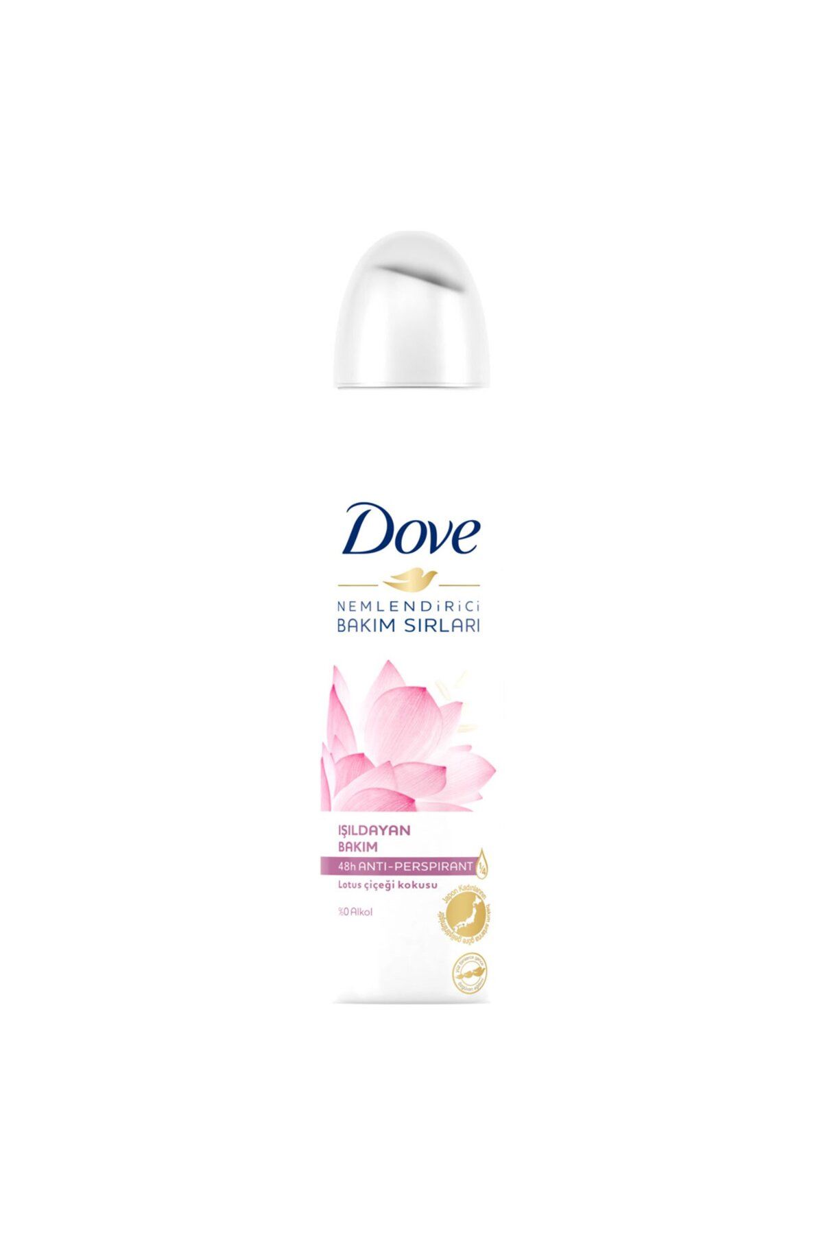 Dove Kadın Sprey Deodorant Nemlendirici Bakım Lotus Çiçeği 150 Ml