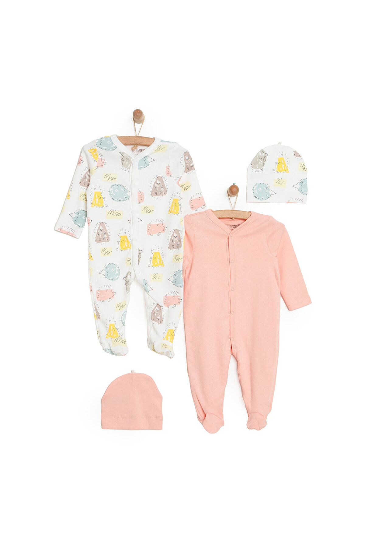 چکمه و کلاه 2 تکه HelloBaby Newborn Unisex ebebek Hello Baby