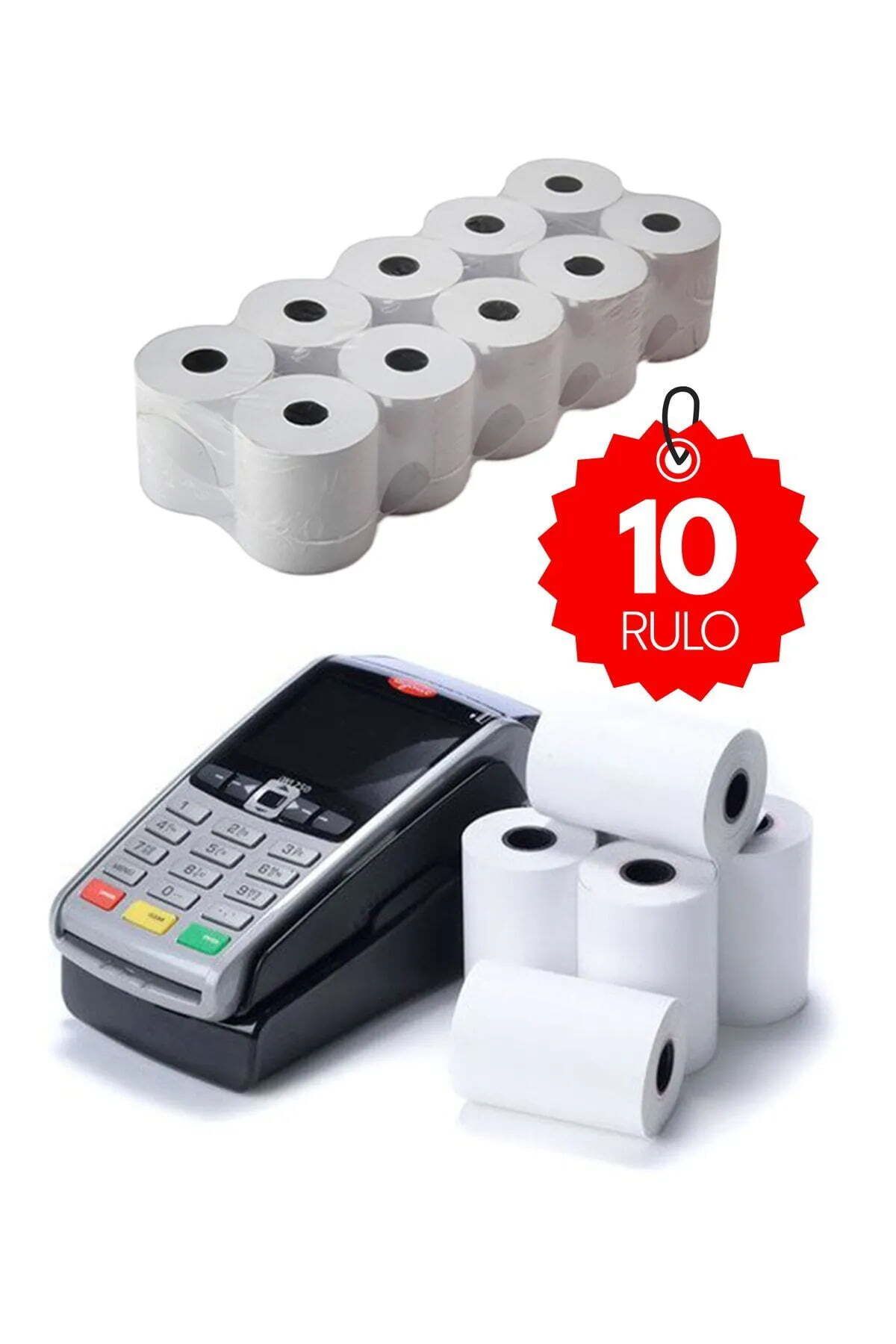 Elektrohold TutturX Pos Rulosu Kağıdı 56x14m Termal Rulo 10 Adet A Kalite