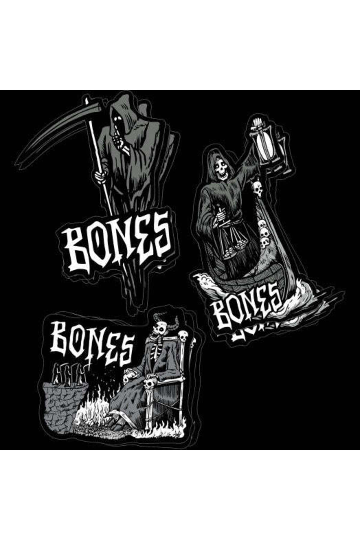 Bones Wheels-Bones Reaper Sticker 4" [Assorted] 2
