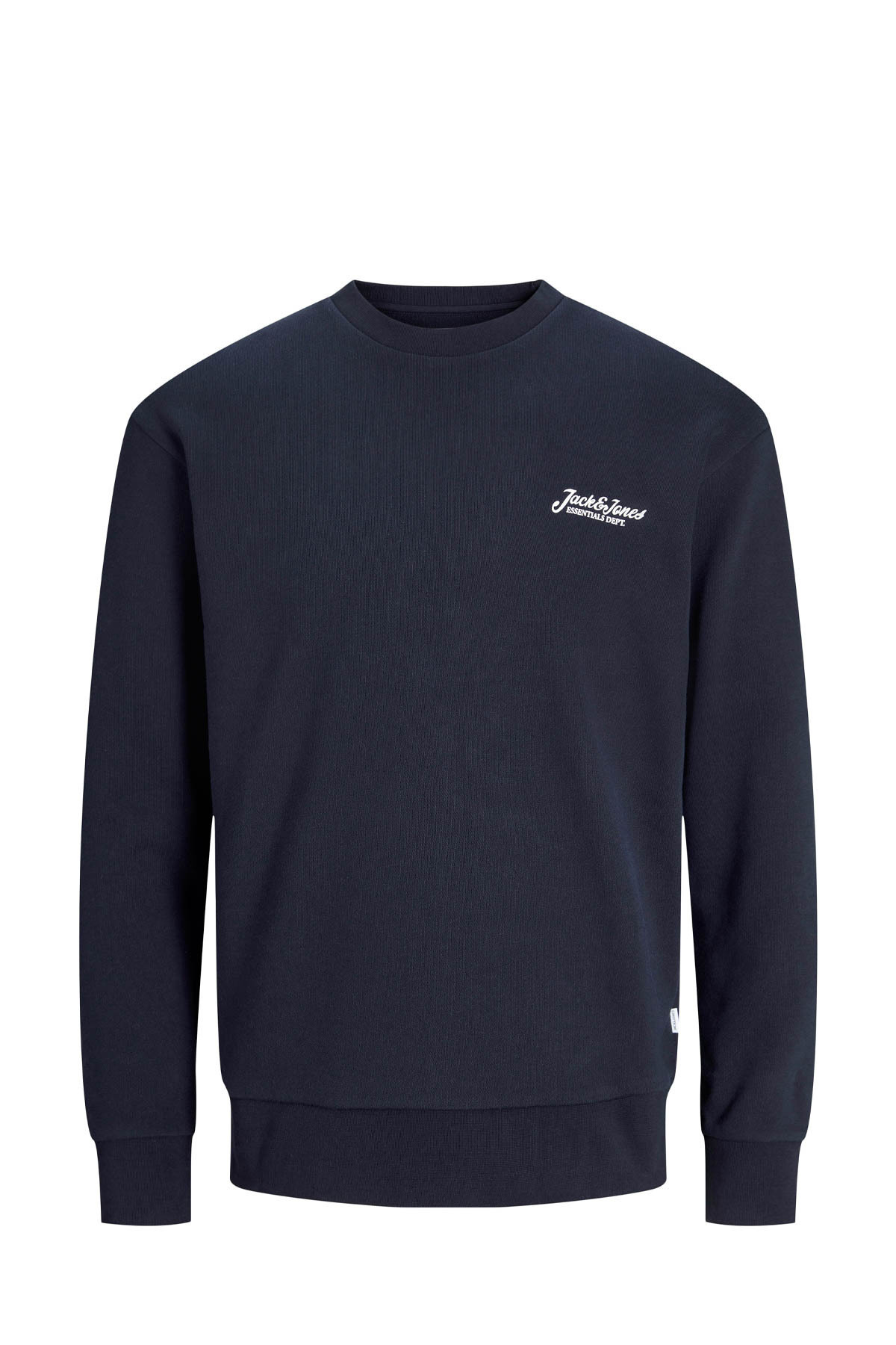 جک اند جونز سویشرت مردانه آبی سرمه ای JJBEAU SWEAT CREW NECK