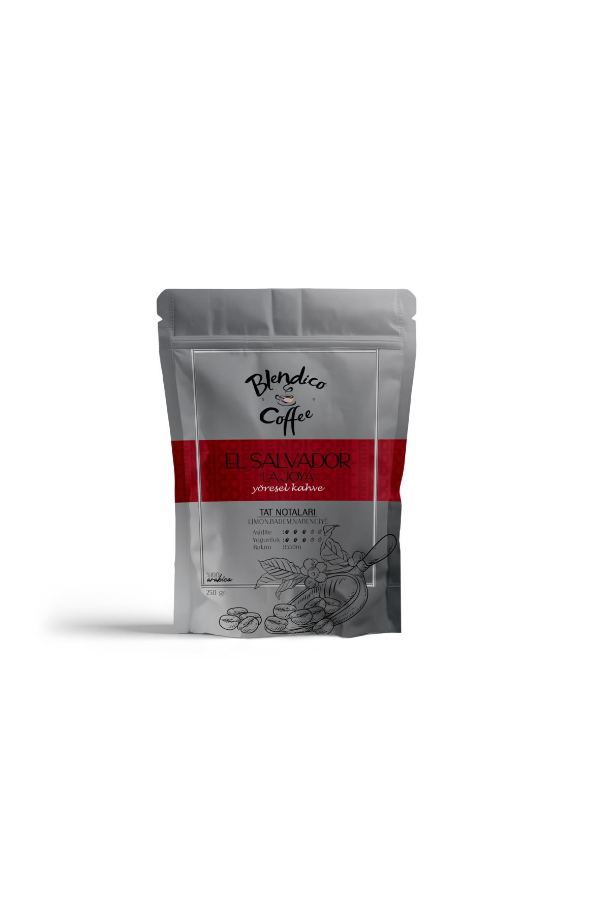 BLENDICO El Salvador La Joya Yöresel Kahve 250 gr (Çekirdek)