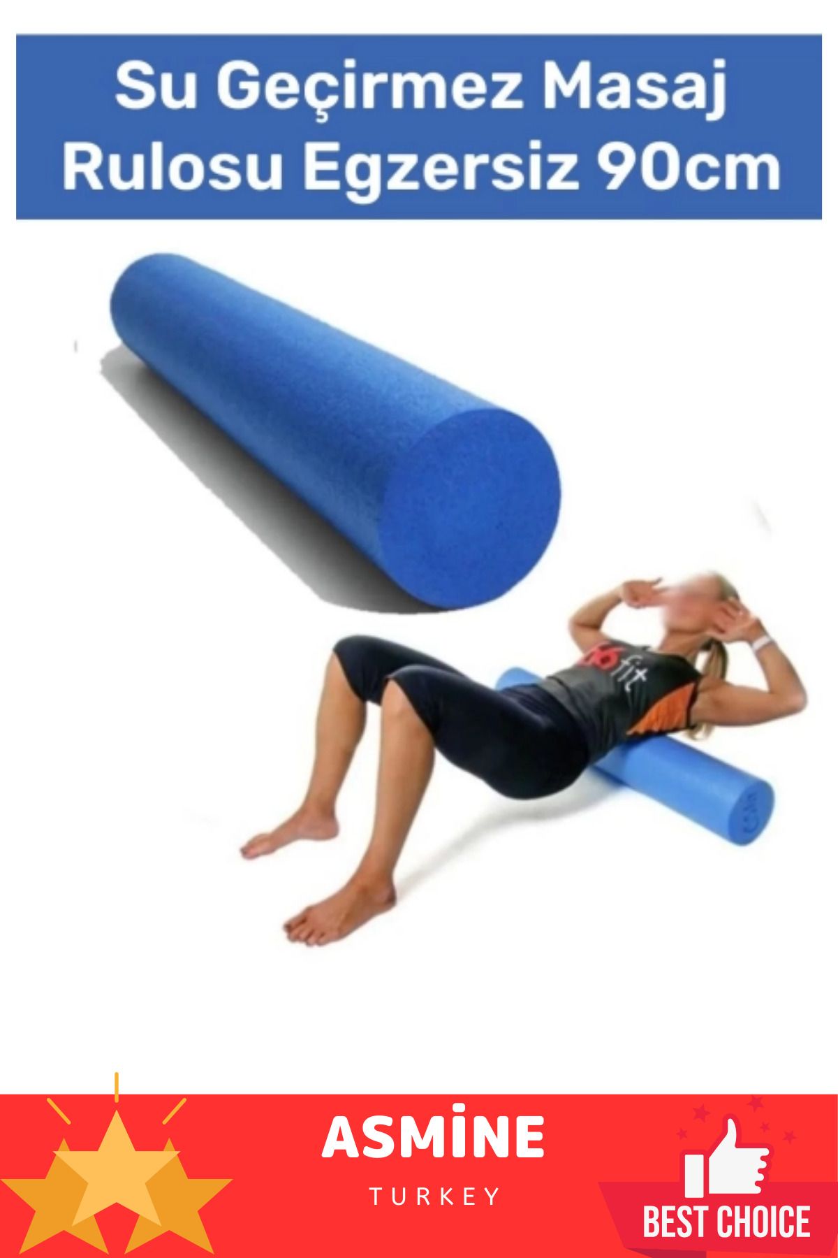 Örensa Dayanıklı Su Geçirmez Egzersiz Roller 90cm Foam Roller