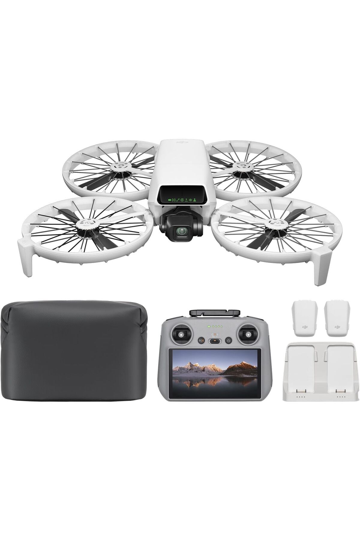 DJI-مجموعة Flip Flymore مع جهاز تحكم عن بعد RC 2 شاشة 1