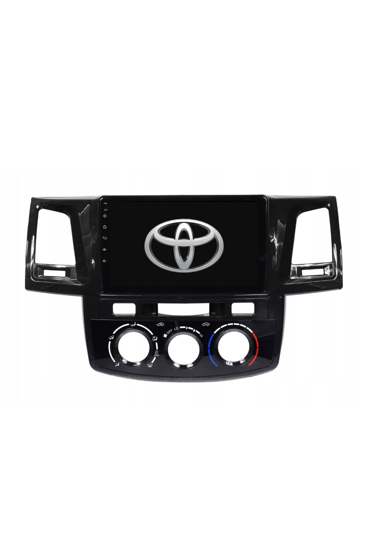 Blueway Toyota Hilux Araç Multimedya Android Ekran Carplay Double Teyp 4+64 9" 08-15 Analog P.Black BLUEWAY