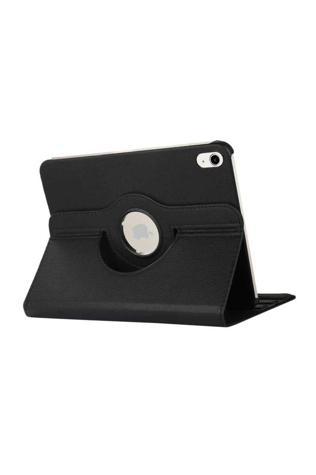 Alan Tech-iPad 11Th Generation 2025 Zore Rotatable Stand Case - Navy Blue 4