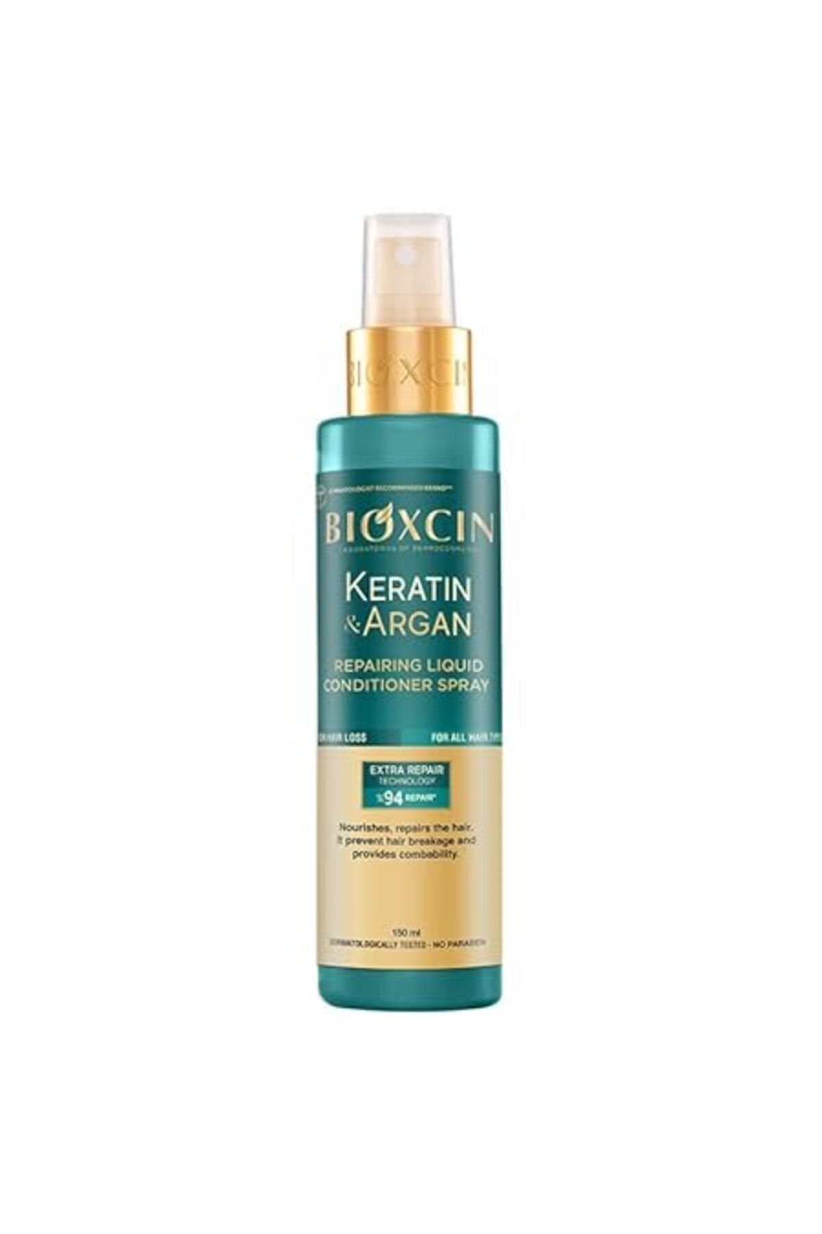 Bioblas Bioxcin Keratin & Argan Leave-in Conditioner Spray 150 Ml – Für Tiefenreparatur Und Glanz - One Size