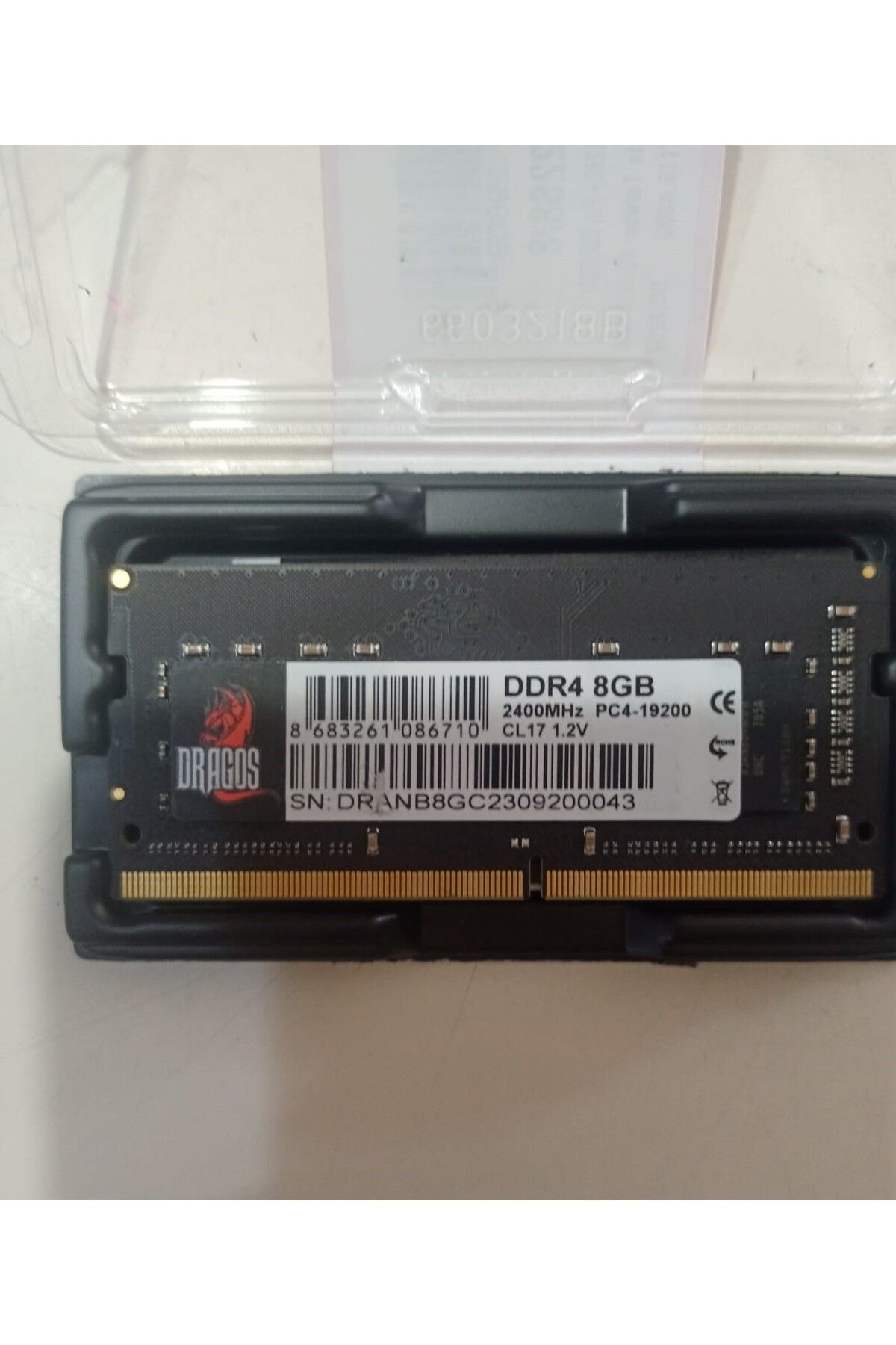 DRAGOS DDR4 2400MHZ 8GB 1,2V NOTEBOOK RAM