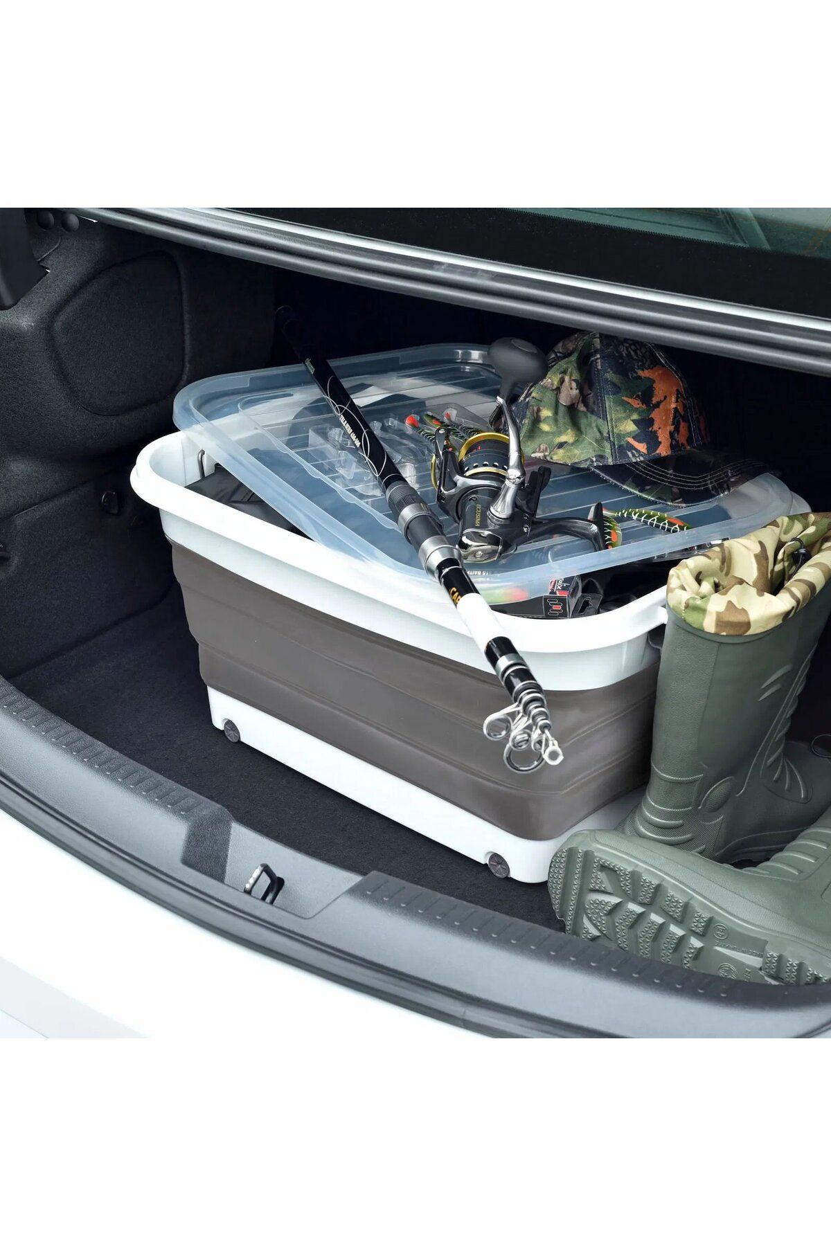 ELDİPA-Folding Storage Box with Wheels 65L |   Multi-Purpose Storage Solution 6