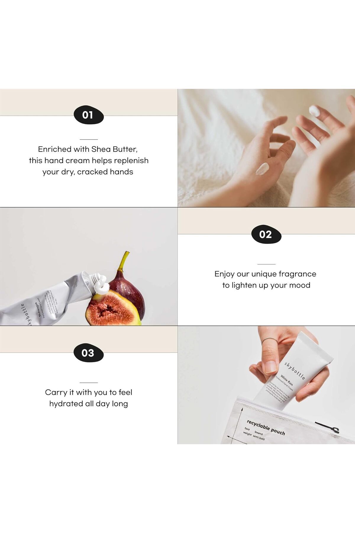 COOYA-Hand Cream, Nourishes Dry Hands, Hand Lotion, Hand Care for Women & Men 6