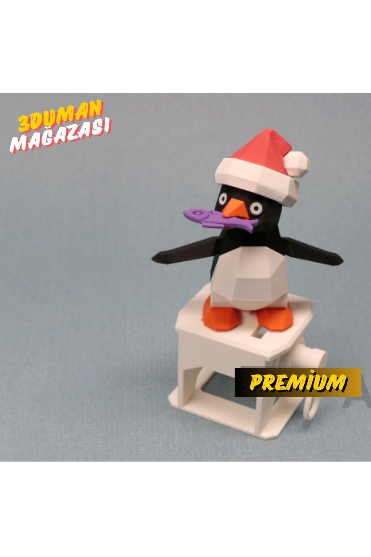 3Duman Premium Hareketli Yürüyen Penguen Figürü - 15 CM