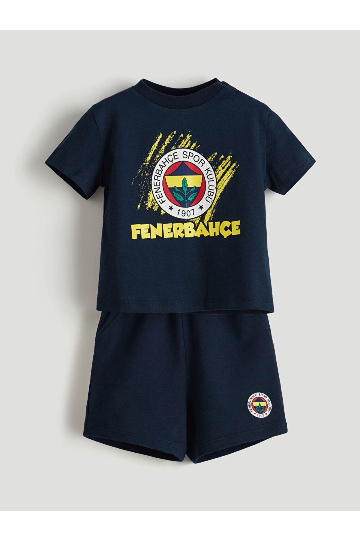 LCW  Baskılı Şortlu Pijama Takım - 1